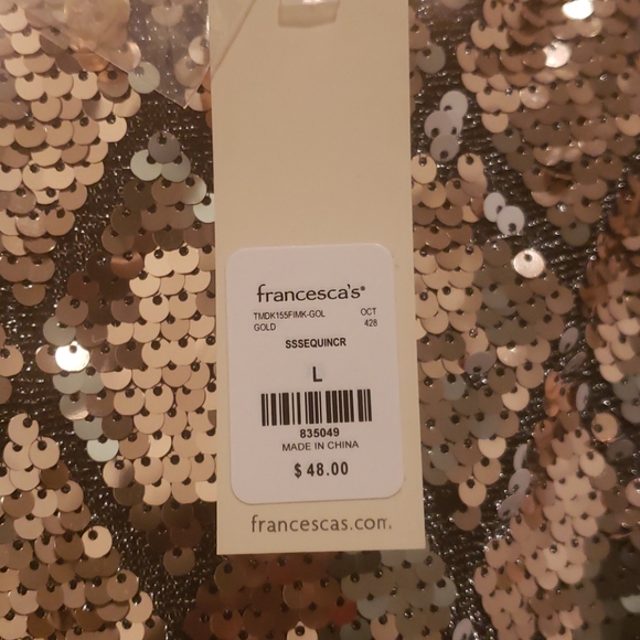 Sequins semi crop top - Picture 4 of 4